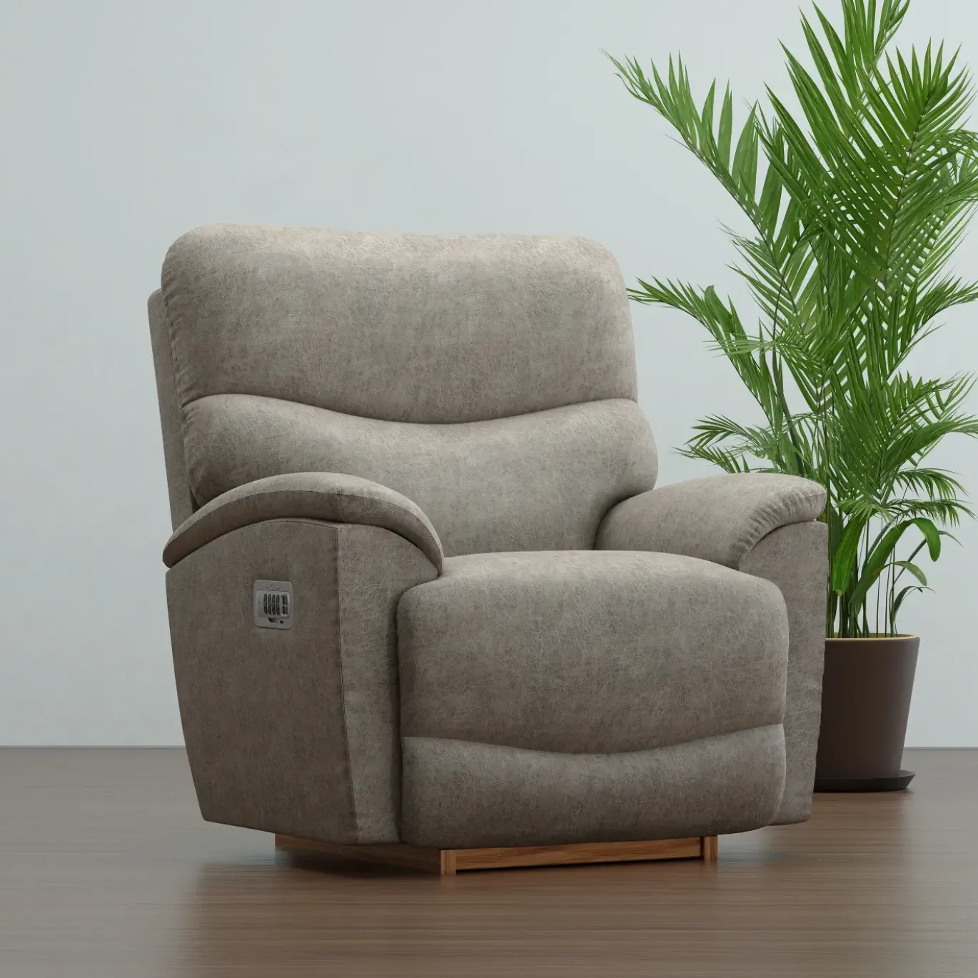 Trouper Power Rocker Recliner with Power Headrest & Lumbar