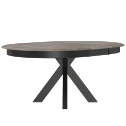 Vibrance Extendable Round Dining Table With Custom Finish Options