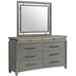Winslet California King Bed, Dresser, Mirror, Nightstand