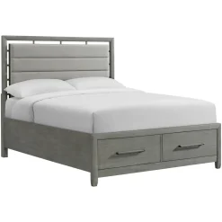 Winslet Eastern King Bed, Dresser, Mirror, Nightstand