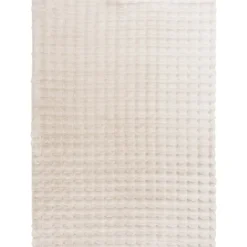 5'x7' Babel Ivory Area Rug with Memory Foam